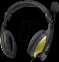 HS0011A Headset, jack, stereo, black