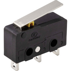 TruComponents 78-0900 Microswitch,On/(On),5A,Short Lever,Solder Tags