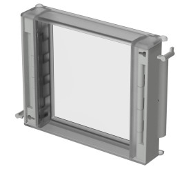 Bopla FD 5000 G (79003100) - pokrywa przezroczysta przednia z wgłębieniem i z uszczelką obudowy CombiCard 5000-7000 (175 x 146 x