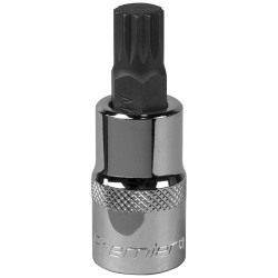 Sealey SBS016 Spline Socket Bit M12 1/2&quot;Sq Drive