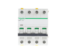 Wyłącznik nadprądowy 4P C 4A 6kA AC iC60N-C4-4 A9F04404