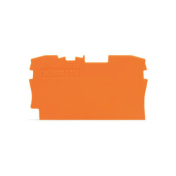 WAGO 2004-1292 1mm End and Intermediate Plate for 2004-1200 Series Orange