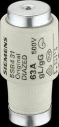 DIAZED fuse DIII/E33, 32 A, gG, 440 V (DC), 500 V (AC), 5SB4011