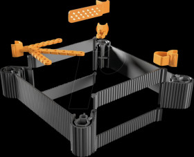 2887700000 Enclosure extension for u-maker box, black. IP20