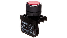 Przycisk Sterowniczy Kryty, Niestabilny, 1No, Czerwony T0-B100dk