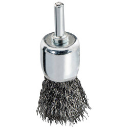 Metabo 630554000 End Brush 25x0.3mm/6mm steel for deburring metal