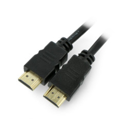 Przewód HDMI Lanberg 4K V1.4 CCS - czarny - 1,8m