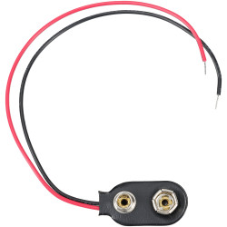 Comfortable Battery Clip for PP3 / PP6 Battery 150mm