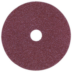 Sealey FBD11550 Sanding Disc Fibre Backed &#xD8;115mm 50Grit Pack of 25