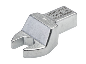 Wkładka do kluczy dynamometrycznych, seria: 731/40, Wkładka otwarta, typ: Klucz do wkładania, rozmiar: 14 mm, wkładka: