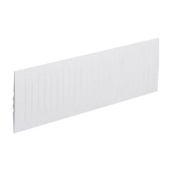 Hager ZZ35S Shoe Moulding Pure White RAL 9010 Covering Strip Lockable