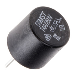 Bezpiecznik nieresetowalny 4A 250V ac Schurter T Termoplastyczne 40 A przy 125 V DC, 40 A przy 250 V AC rozstaw 5.08mm