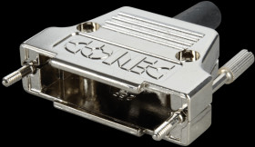 165X17329XE D-sub cap for 25-pin D-sub, metal, straight