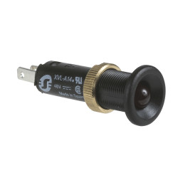 Lampka kontrolna do montażu panelowego 48V, czerwona 8mm LED Czarny Schneider Electric