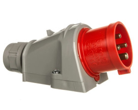 Wtyczka izolacyjna odbiornikowa 16A 400V 4P IP44 /zaciski gwintowe/ 114