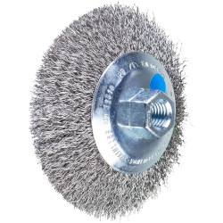 PFERD 43316023 KBU Cone Brush 115x10mm M14 stainless steel for angle grinder