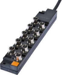 Rozdzielacz, 26x168x30mm, 10-30V DC, 10x M8 3pin, VK001033