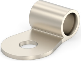 Uninsulated ring cable lug, 10.5-16.8 mm², AWG 8, 4.34 mm, M4, 696722-1