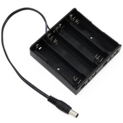 KOSZYK NA 4 BATERIE TYPU 18650 Z WTY 2.1