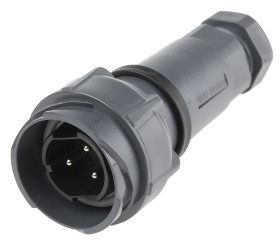 Złącze wielostykowe przemysłowe 3-pinowe Montaż na kablu Wtyczka Bulgin