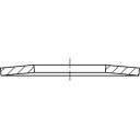 Podkładki okrągłe sprężyste TOOLCRAFT 137521 DIN 2093 Średnica wewnętrzna: 71 mm 1 szt.