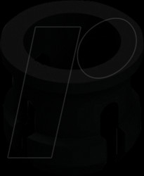 DH5VC LED holder for 5 mm LEDs, black