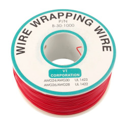 Przewód typu Kynar 30AWG 180m czerwony