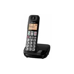 Telefon Panasonic KX-TGE110PDB DECT Czarny bezprzewodowy (+)