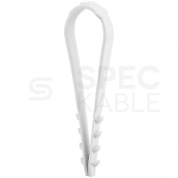 Uchwyt kablowy CMS 3-13mm do kabli i przewodów bezhalogenowa szary F-TRONIC 200szt