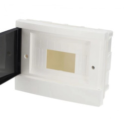 Rozdzielnica podtynkowa 8-modułowa biała dymna EDO777841 EDO