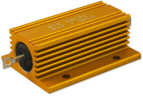 Wirewound resistor, 4.7 Ω, 100 W, ±5 %, RB101 5% 4R7