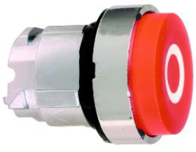 Główka okrągła przycisku czerw. wyst. O 22, z sam. powr. , O ZB4BL432