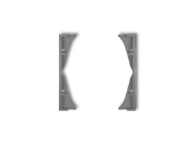 MINI Ramka pośrednia do gniazd podwójnych szary mat 27MRP-2 KARLIK