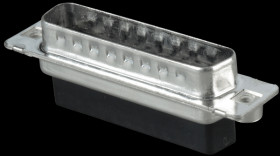 DSS3XPXXG04X D-SUB plug, 25-pin, crimp connector