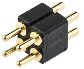 Złącze sprężynowe 4-pinowe 813 raster: 2.54 mm Prosty 2-rzędowe Preci-Dip Otwór przelotowy 150 V W osłonie