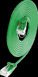 SLIM-L-UU-K6A 0.1 GN Patch cable, Cat.6a, U/UTP, SLIM, 0.1 m, green