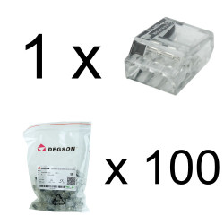 Złączka do puszek instalacyjnych 5x0.5-2.5 mm² VDE DGN 1 sztuka DG228-3.5-05P-1Y-00A