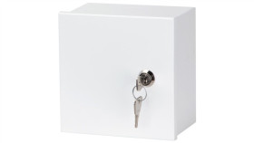 Obudowa Metalowa Do Instalacji Catv 150X150x80mm Biała Natynkowa