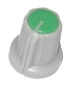 Gałka na potencjometr szaro-zielona
