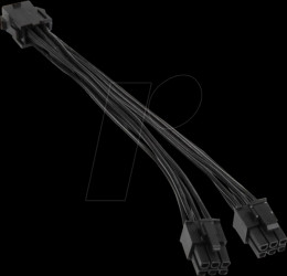 PGW-AC-KOL-050 Kolink 6-pin PCIe to 2x 6-pin PCIe connector adapter, black, 15 