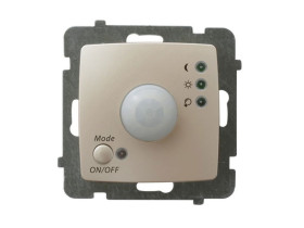KARO Czujnik ruchu 230V IP-20 zaciski gwintowe ecru perłowy ŁP-16S/m/42 OSPEL