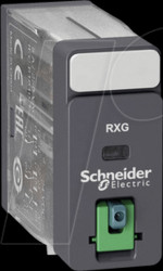 RXG21BD Interface relay without LED, 2 changeover contacts, 24 V, 5 A