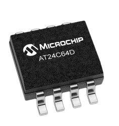 Pamięć EEPROM Montaż powierzchniowy 64kbit 8-pinowy SOIC-8 8K x 8 bitów