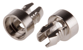 Akcesoria do obudów Nakrętka metalowa RS PRO Metal do: Karty euro wyposażone w 2-częściowe złącza pośrednie do DIN41612