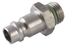 Adapter gwintowany prosty gwint – rura RS PRO 3/8 in Male rodzaj Męski Gwintowany, rura Stal 3/8in