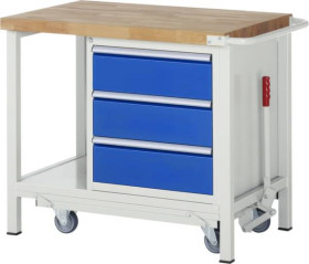 Stół warsztatowy RAU 05 8157A6-107B4F.11, (S x W x G) 1000 x 880 x 700 mm