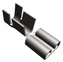 Konektor płaski Żeński 6.35 x 0.81mm długość 20.6mm Izolacja: Nieizolowane Cyna