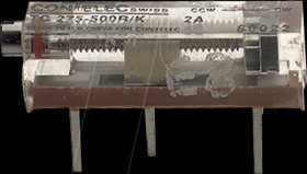 80029 Spindle trimmer, 100 kOhm, linear