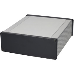 Hammond 1455U2202 Extruded Alum Enclosure Plastic Closed Bezels 220x191x66mm