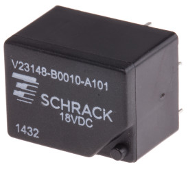 Przekaźnik mocy 18V dc SPDT TE Connectivity, montaż PCB Styk płytki drukowanej